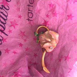 Joan Rivers Rose Brooch